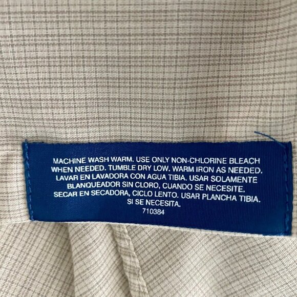 Towncraft Short Sleeve Button Down Shirt Neck 17 - Picture 9 of 9